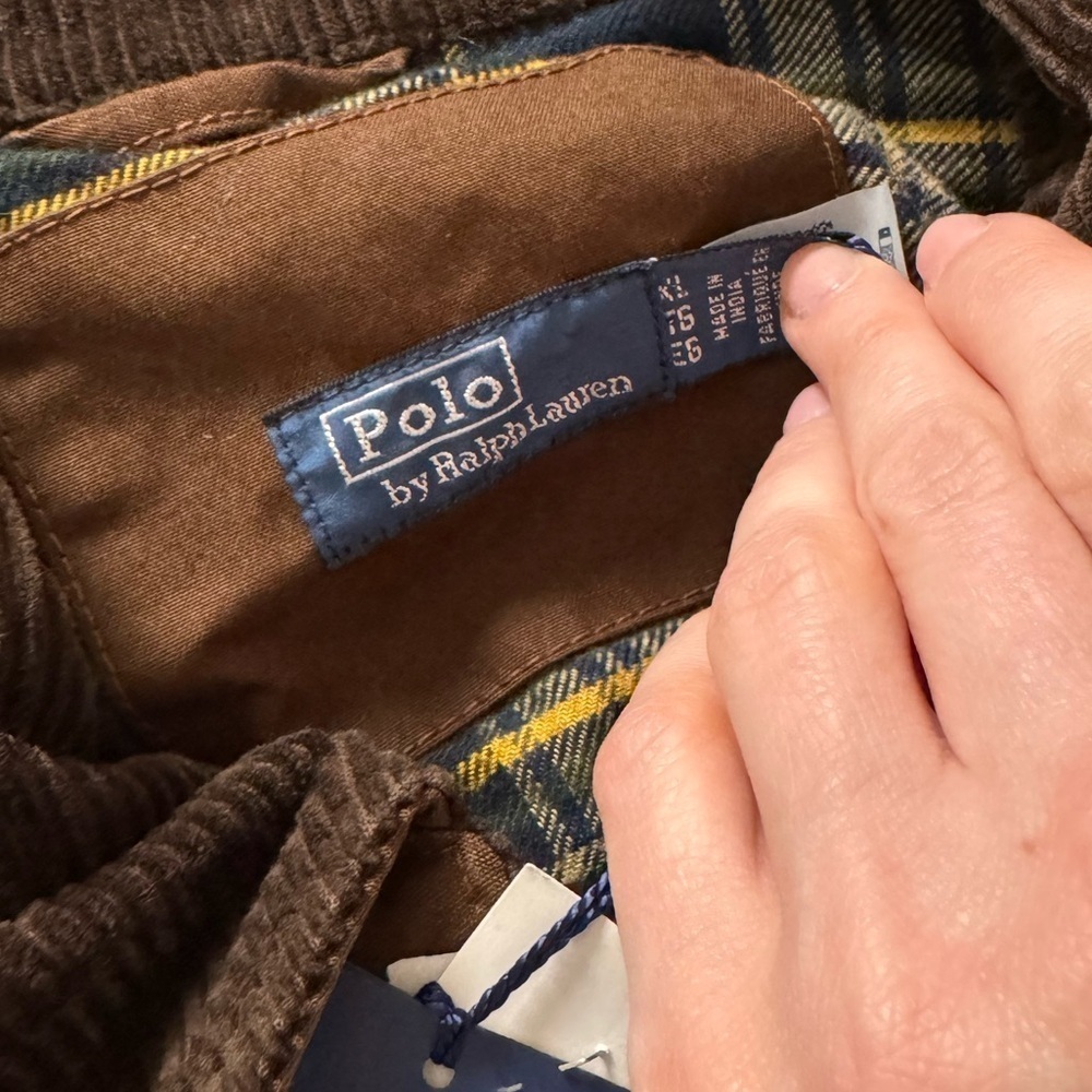 POLO RALPH LAUREN Canvas Utility Barn Chore Work Coat Corduroy Size XL NWT - Picture 13 of 16